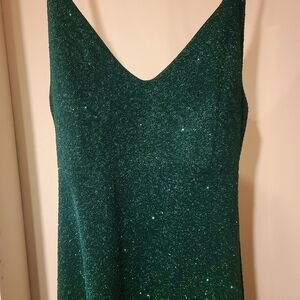 Revamped Glittering Emerald Dress
